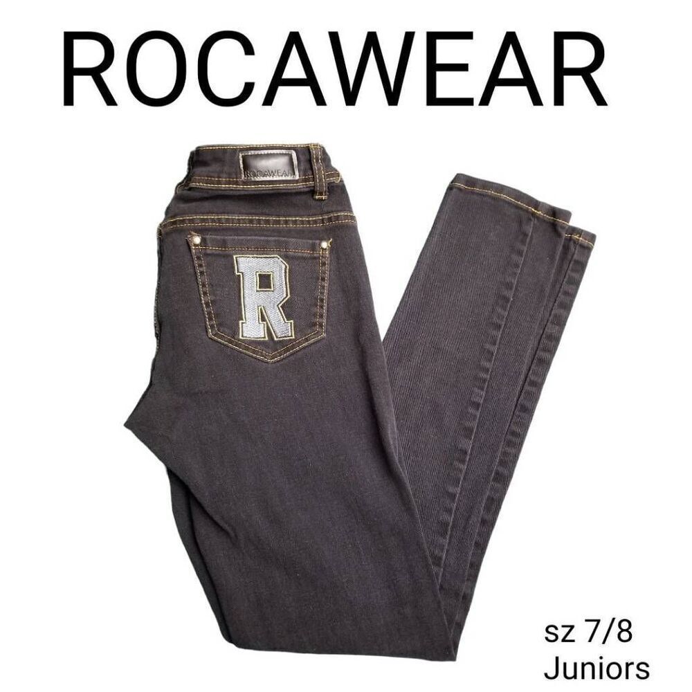 Rocawear Faded Black Skinny Jeans